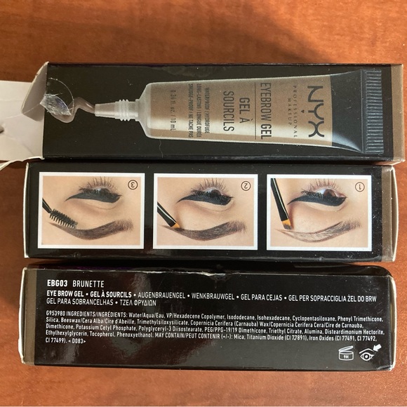 NYX - 3 pc Brunette Eyebrow Gel - Picture 1 of 5